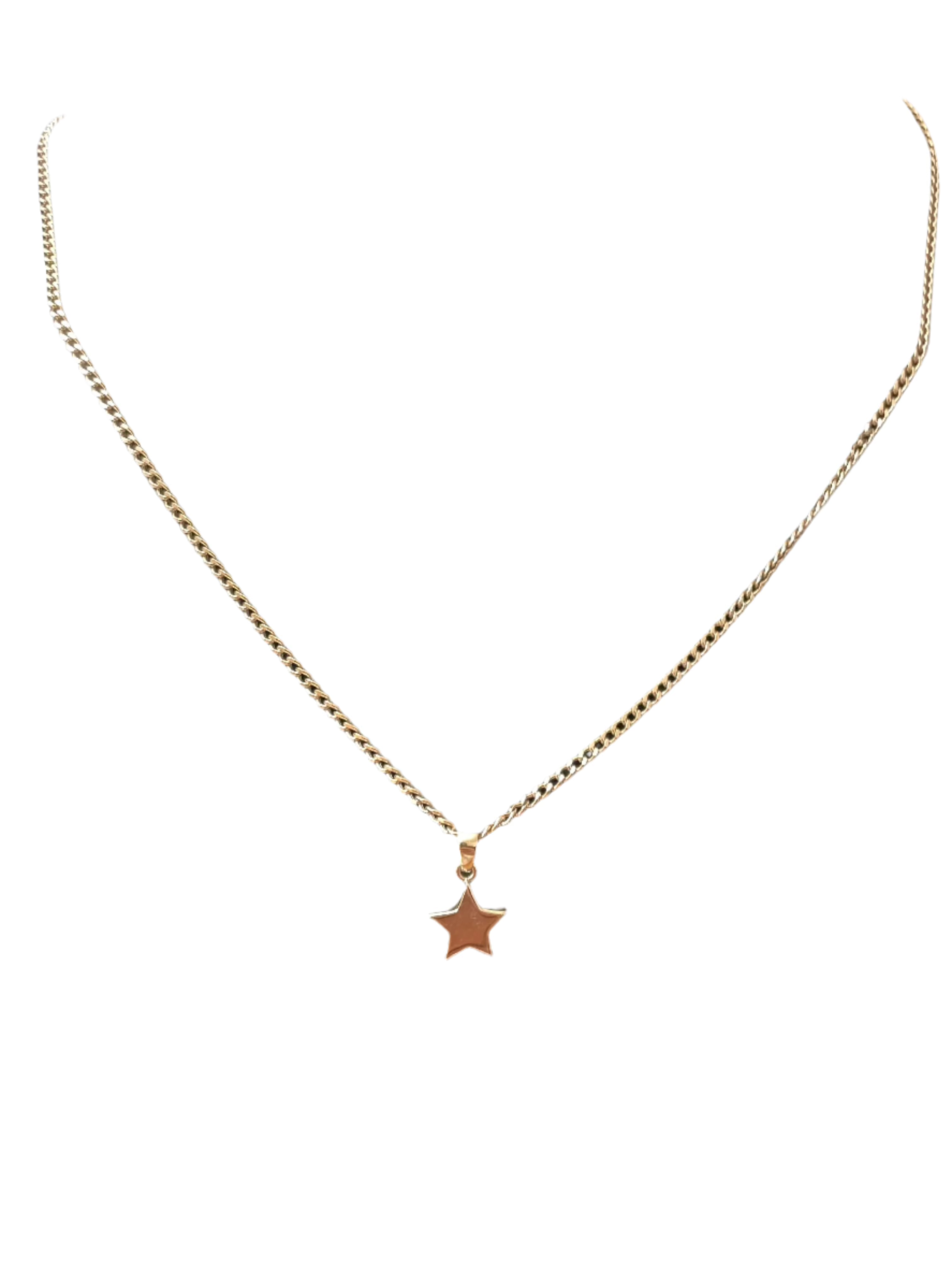 White Gold Nacklace - A Radiant Star