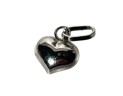 White Gold Heart - Pendant